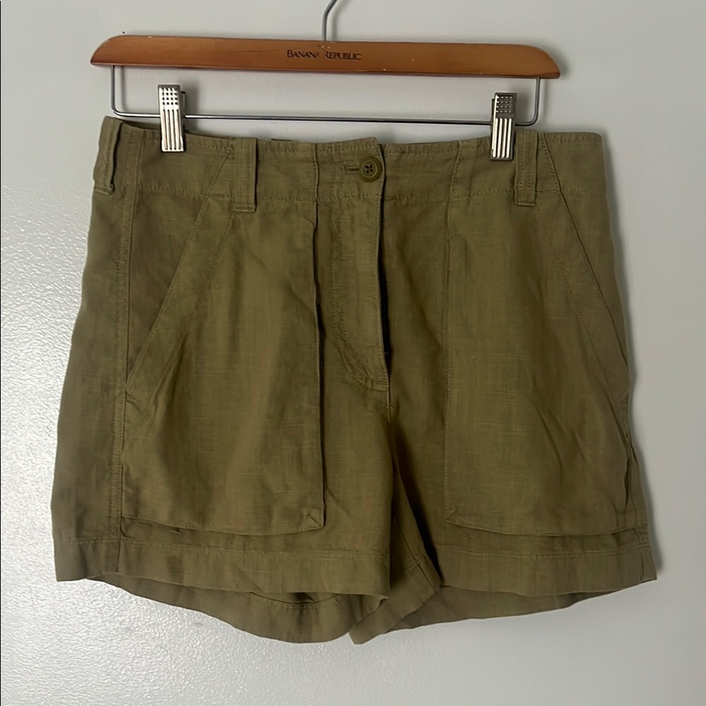 J. Crew Olive Green Cargo Shorts